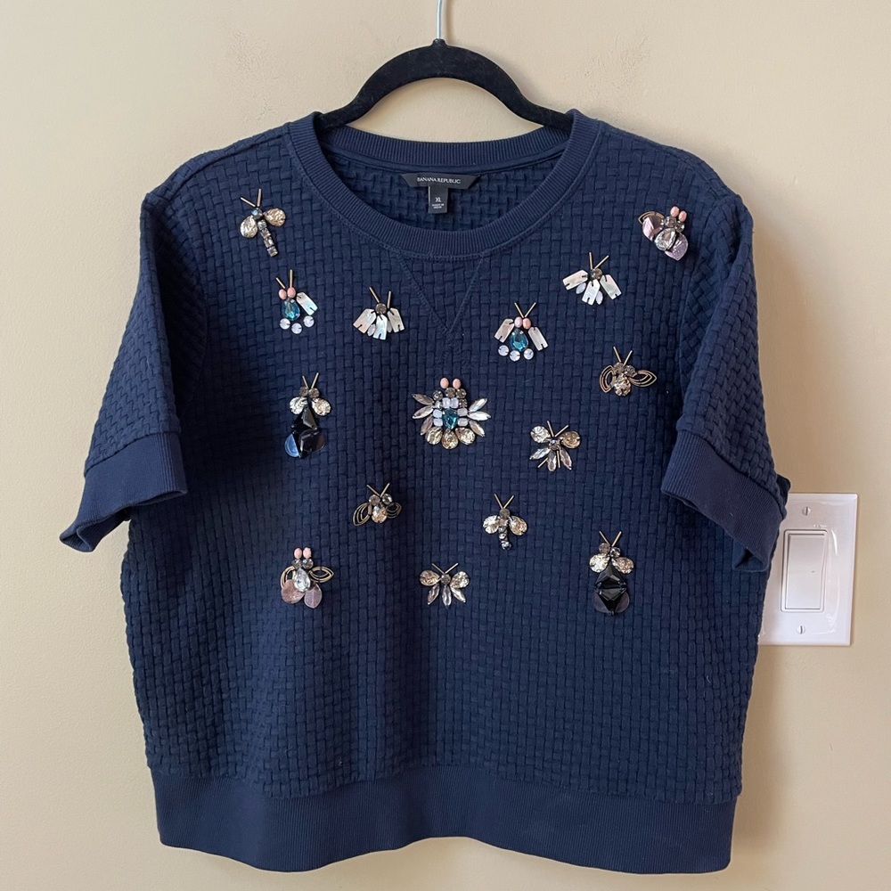 Banana Republic navy top size xl